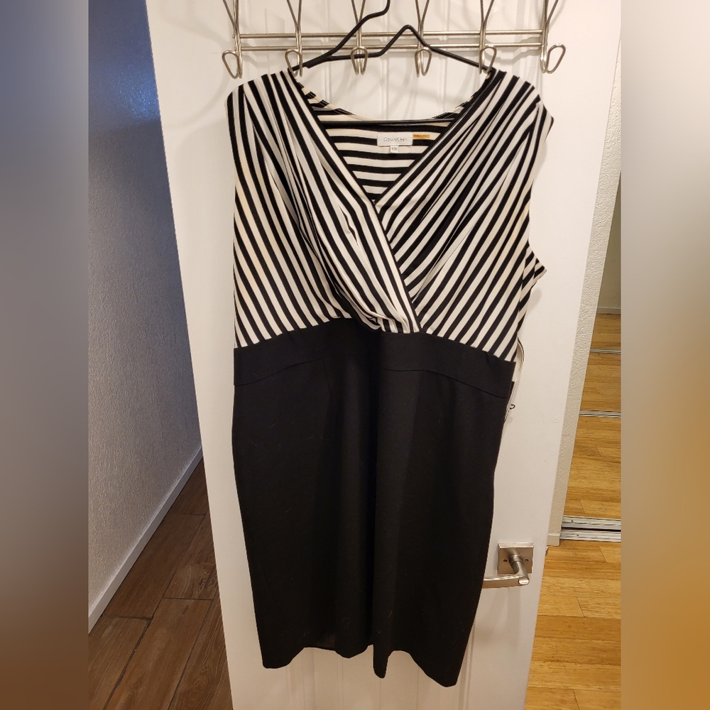 Calvin Klein Striped Dress Size 16W